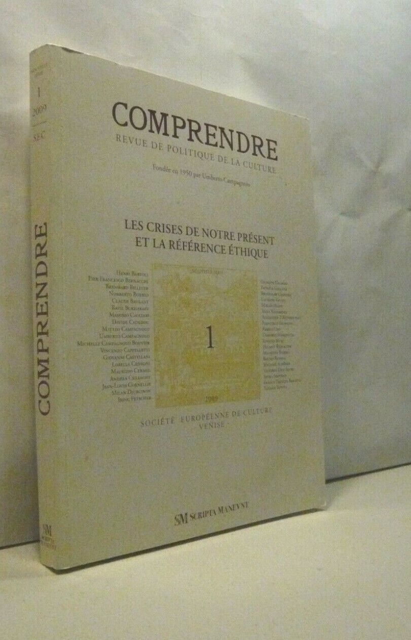 COMPRENDRE.Revue de politique de la culture n.1,2009[Galasso, Campagnolo