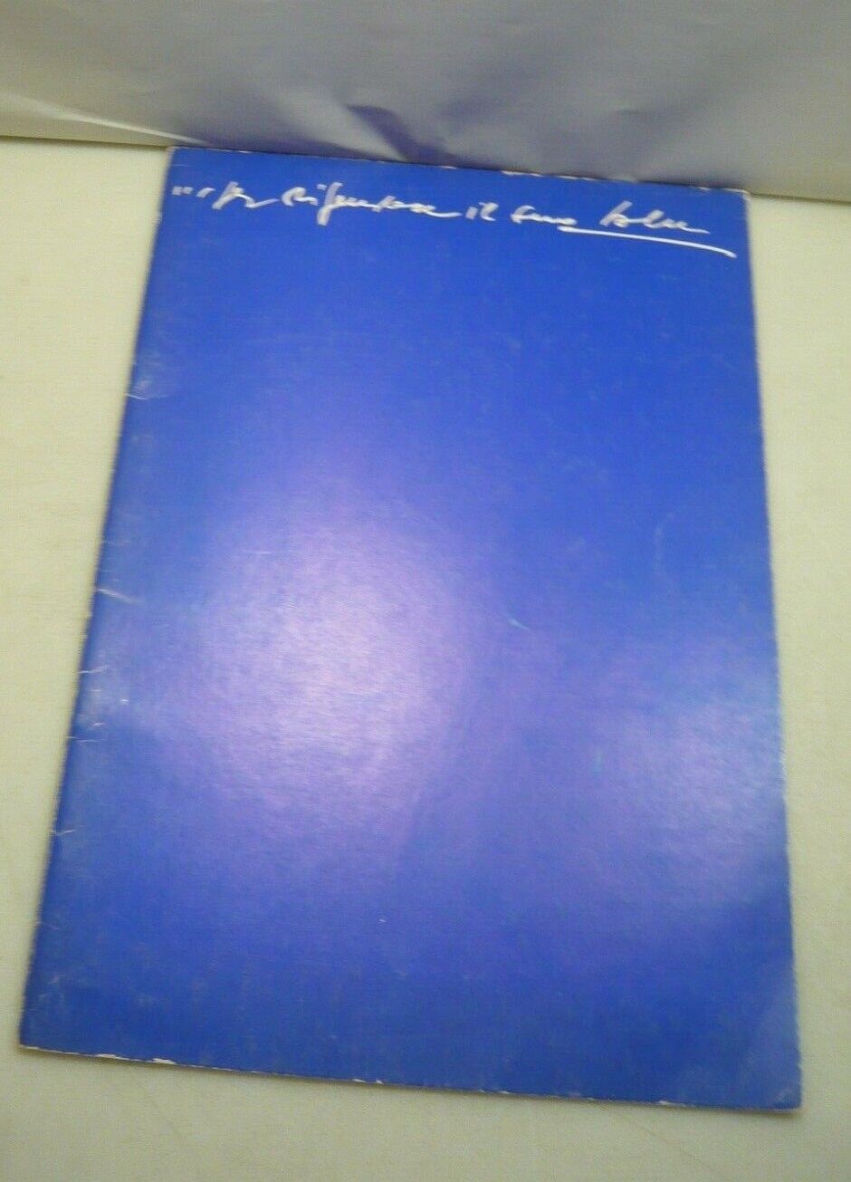 Concetto Pozzati,PER DIFENDERE IL SUO BLU,Galleria de’ Foscherari, Bologna, 1976