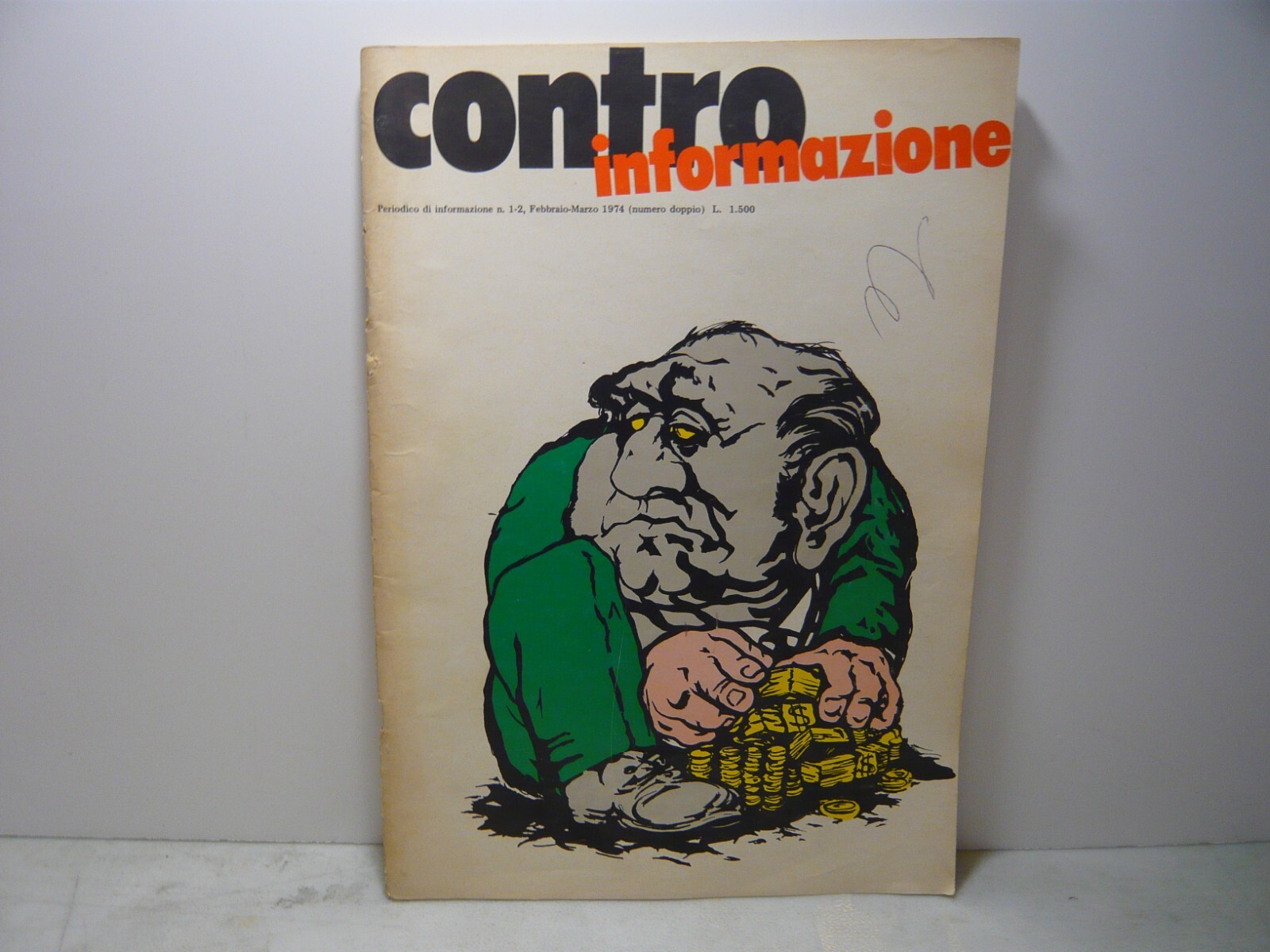 CONTROINFORMAZIONE.Periodico di informazione.Anno 1,n 1-2, feb-mar 1974[rivista