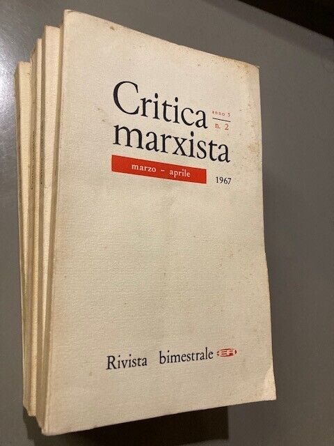 Critica marxista anno 5 1967. Rivista bimestrale[annata completa