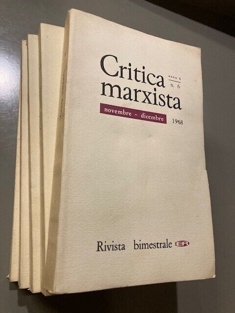 Critica marxista anno 6 - 1968. Rivista bimestrale[annata completa