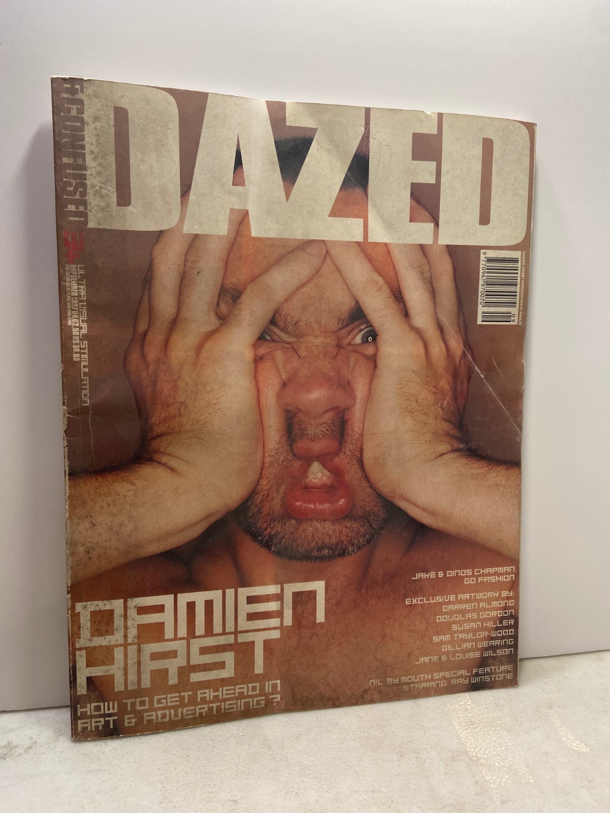 DAZED & CONFUSED Sept. 1997,n.34[douglas gordon,damien hirst