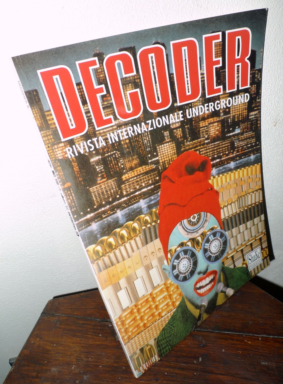 DECODER N.8 1993.RIVISTA INTERNAZIONALE UNDERGROUND,Shake[cyberpunk,Sterling
