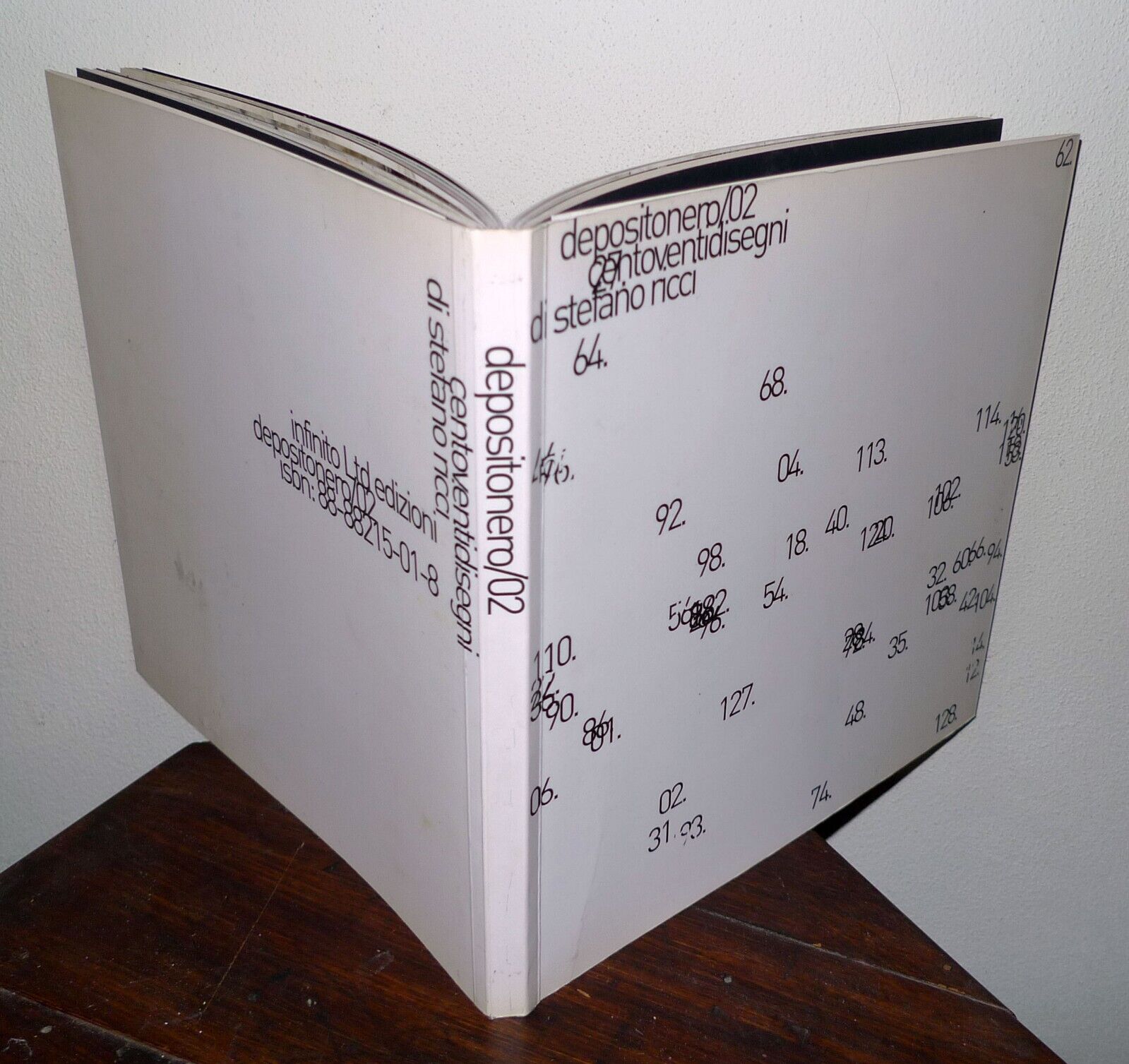 DEPOSITONERO/02 CENTOVENTI DISEGNI DI STEFANO RICCI,2002 Infinito[ILLUSTRAZIONE