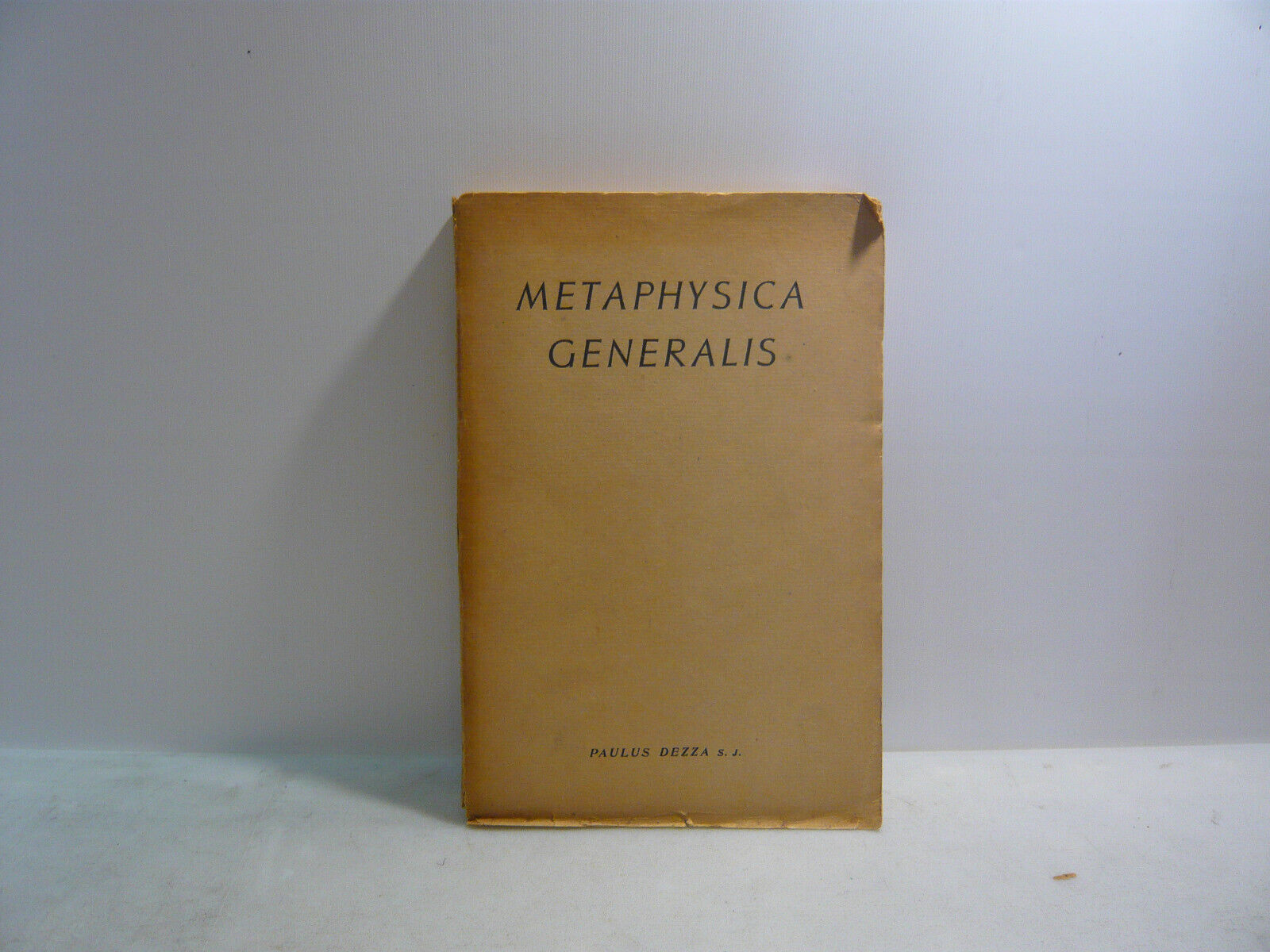 Dezza,METAPHYSICA GENERALIS,Roma,1948[latino