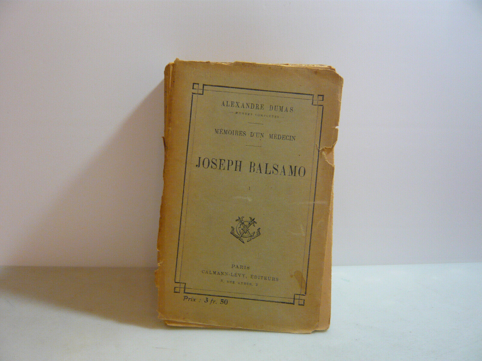 Dumas,JOSEPH BALSAMO,Parigi,1925[francese
