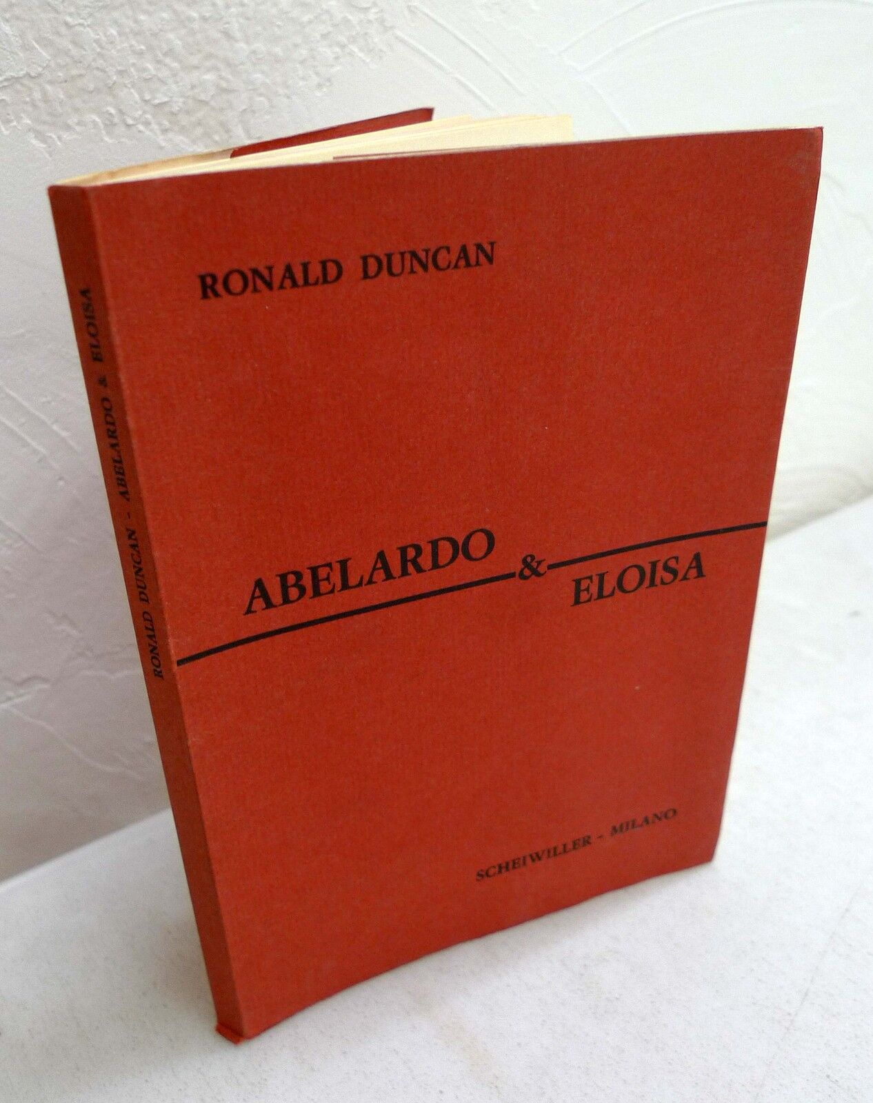 Duncan,ABELARDO & ELOISA,1965 all'Insegna del Pesce d'Oro I^[Scheiwiller,teatro