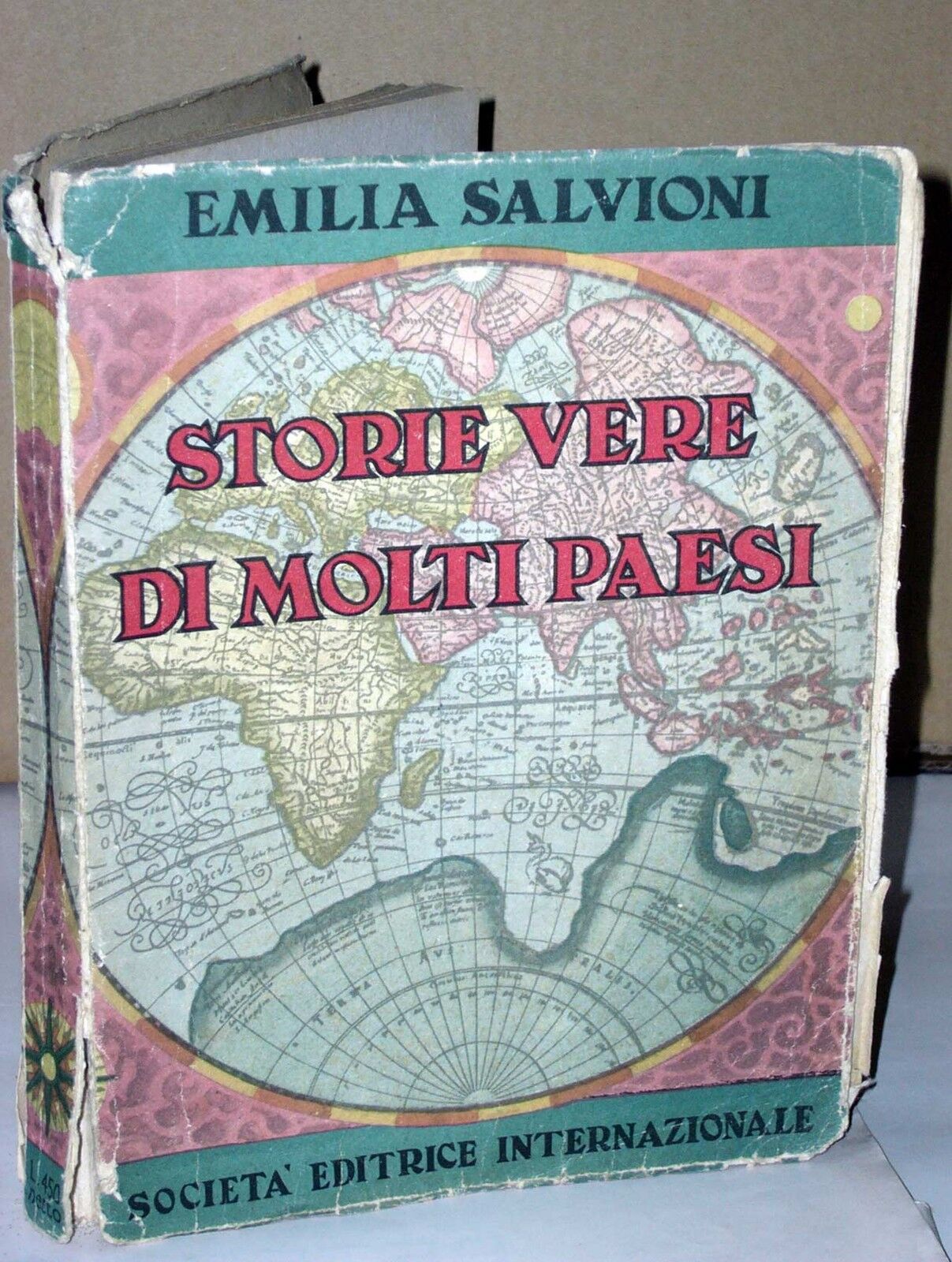 Emilia Salvioni,STORIE VERE DI MOLTI PAESI,SEI 1948[racconti per ragazzi,Bologna