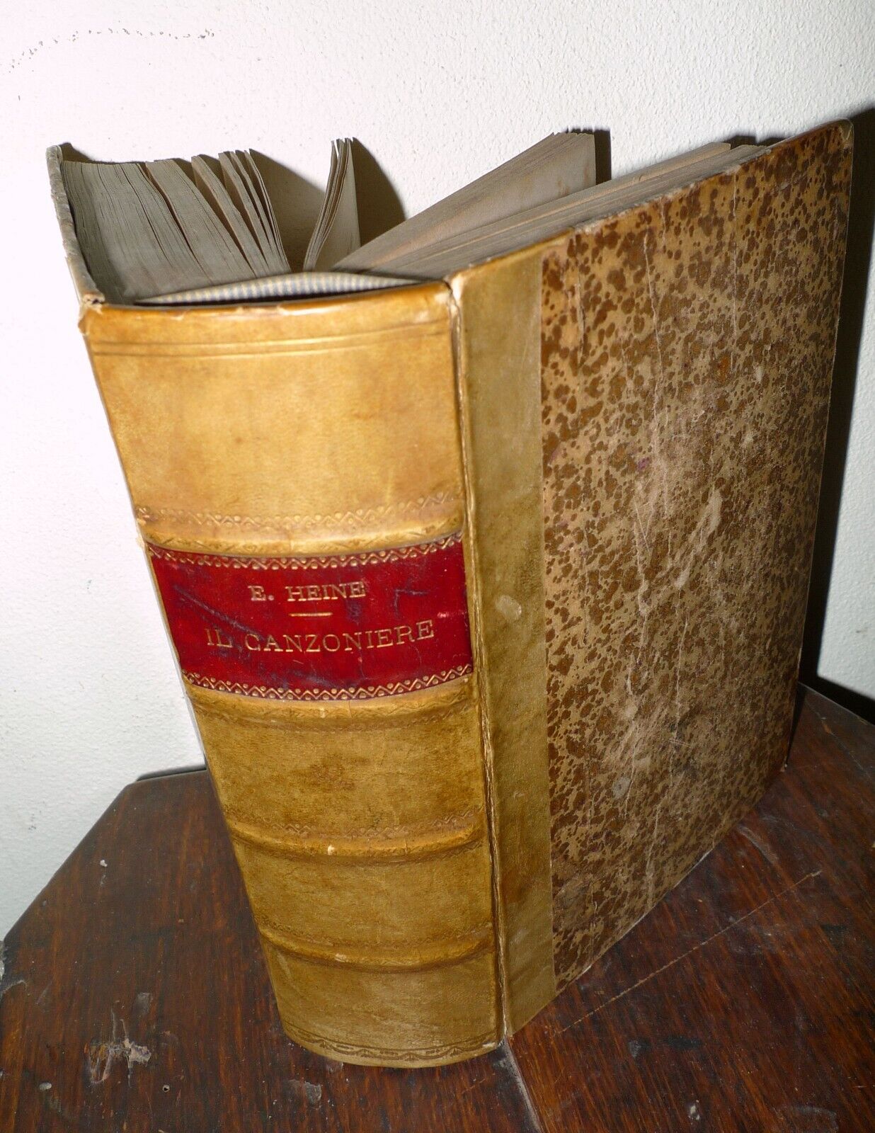 Enrico Heine,IL CANZONIERE.TRAD.BERNARDINO ZENDRINI,1884 Ulrico Hoepli[POESIA