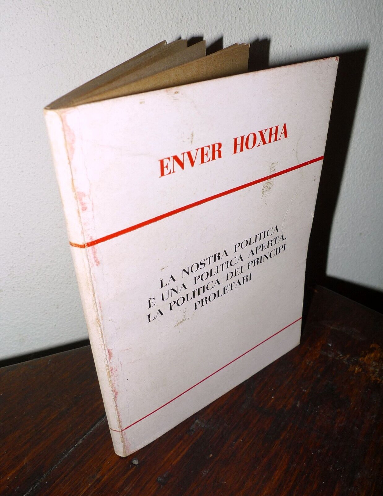 Enver Hoxha,LA NOSTRA POLITICA È UNA POLITICA APERTA.Discorso'74[storia,Albania