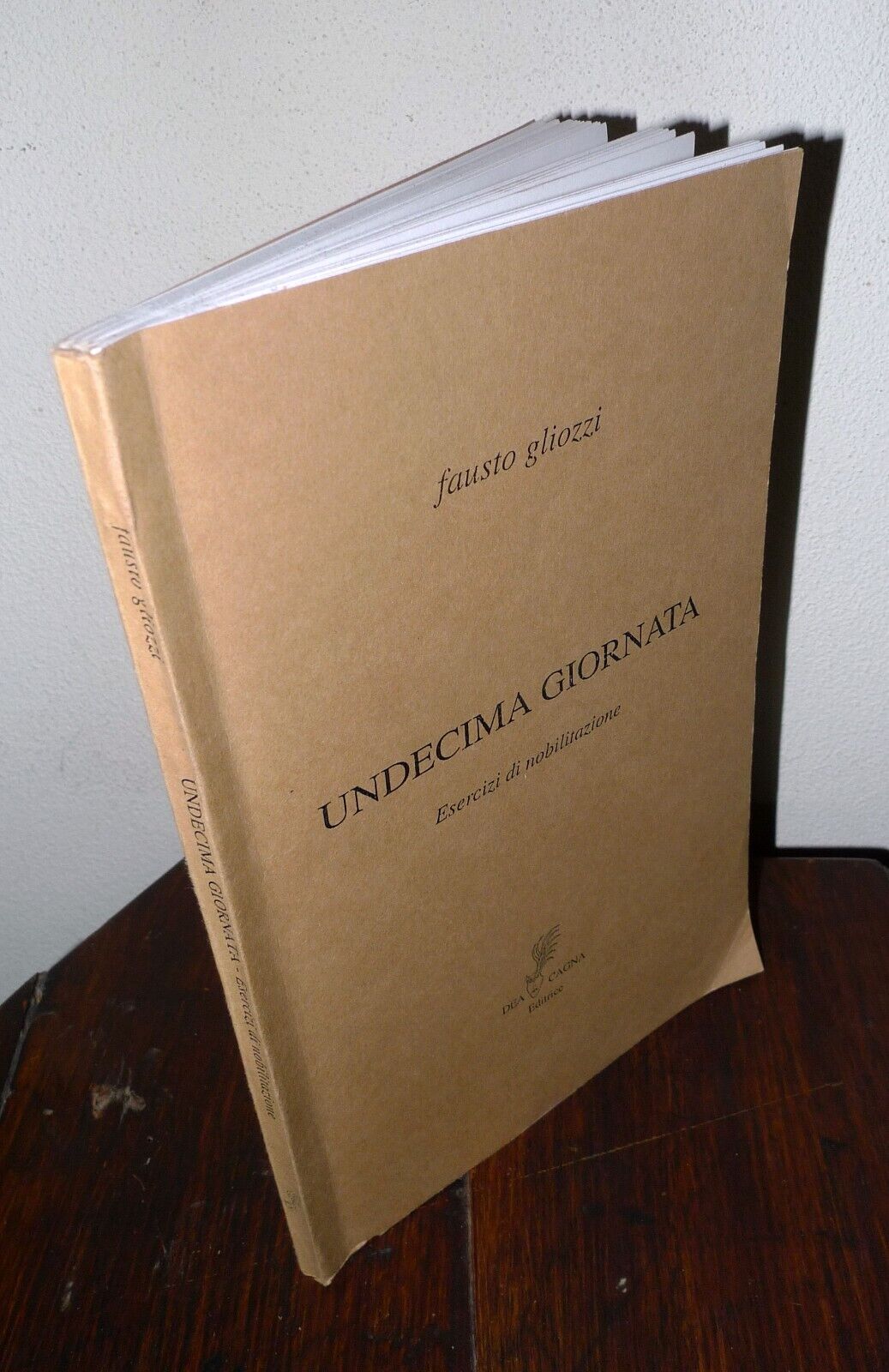 Fausto Gliozzi,UNDECIMA GIORNATA.Esercizi di nobilitazione,1997 DEA CAGNA