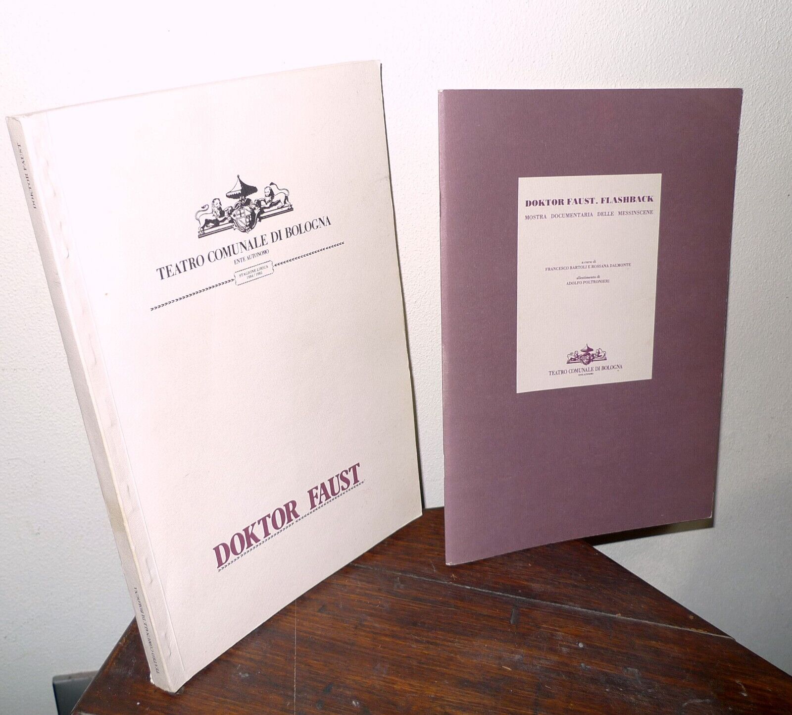 FERRUCCIO BUSONI,DOKTOR FAUST,TEATRO BOLOGNA,1985[libretto,lirica,messinscene