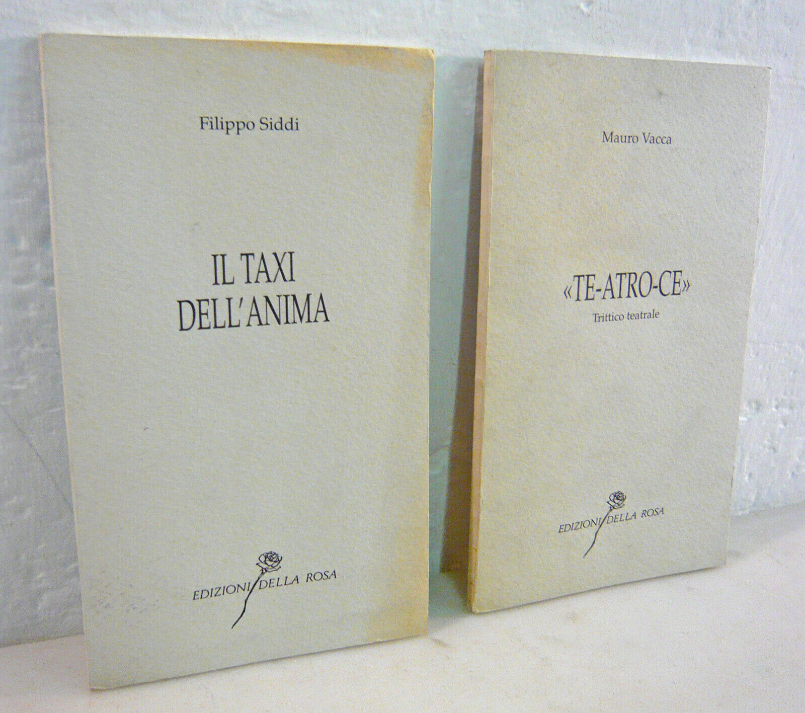 Filippo Siddi,IL TAXI DELL’ANIMA/Mauro Vacca,TE-ATRO-CE,'93 Ed.della Rosa[poesia