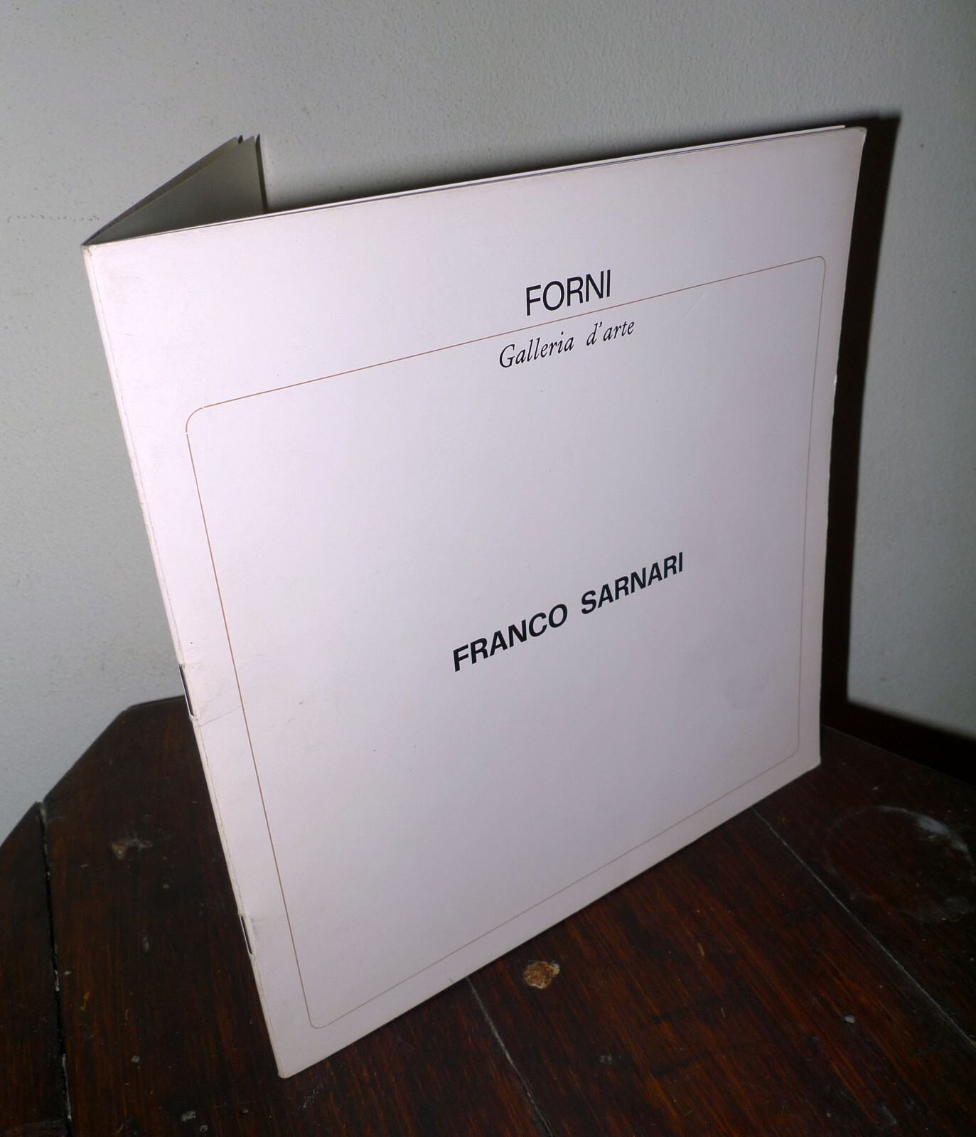 FRANCO SARNARI.Catalogo della mostra.1974 Forni Galleria d'Arte,Bologna