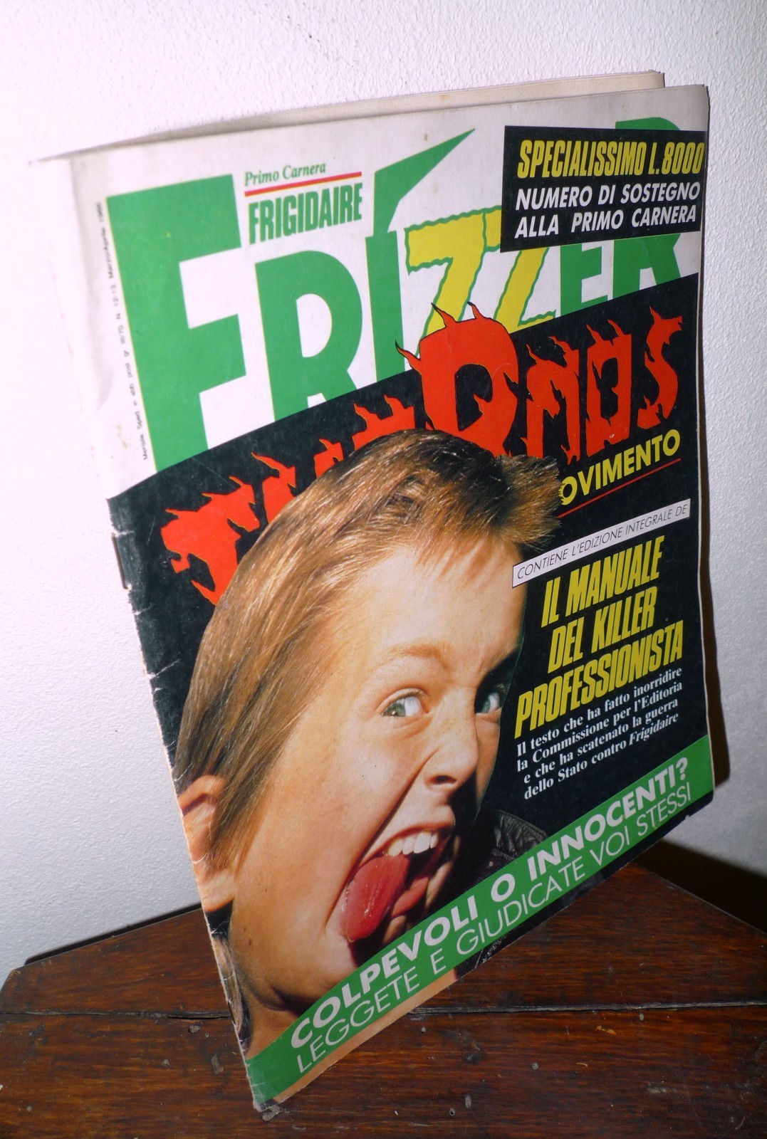 FRIZZER N.12-13 Marzo-Aprile 1986,Primo Carnera[FRIGIDAIRE,MANUALE KILLER