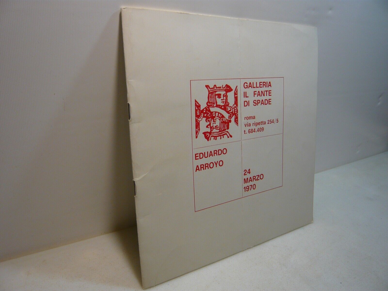 Galleria il Fante di Spade,EDUARDO ARROYO,Roma, 24 marzo 1970[catalogo