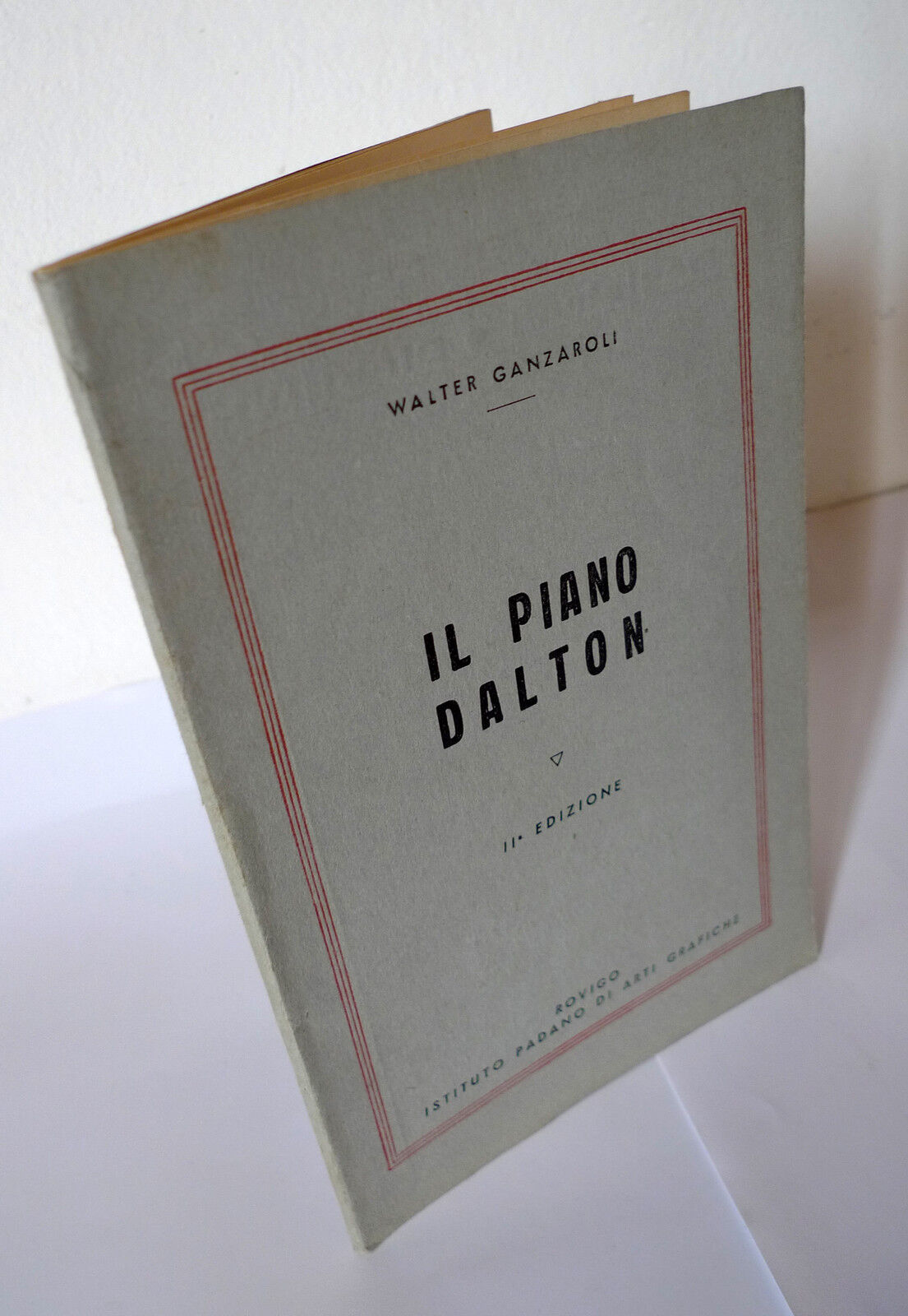 Ganzaroli,IL PIANO DALTON,1954[scuola,pedagogia,insegnamento,Helen Parkhurst