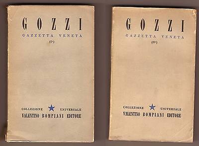 Gasparo Gozzi,GAZZETTA VENETA,Bompiani 1943