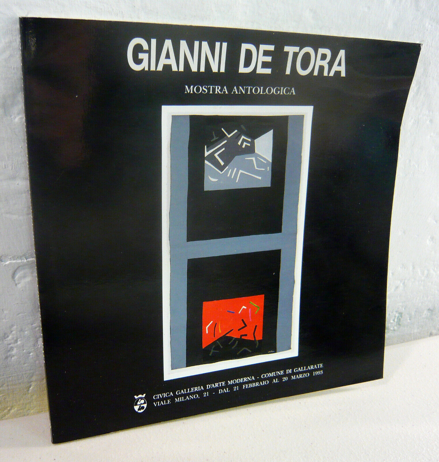 GIANNI DE TORA.Mostra antologica 1962-1992,Gallarate[catalogo,arte contemporanea