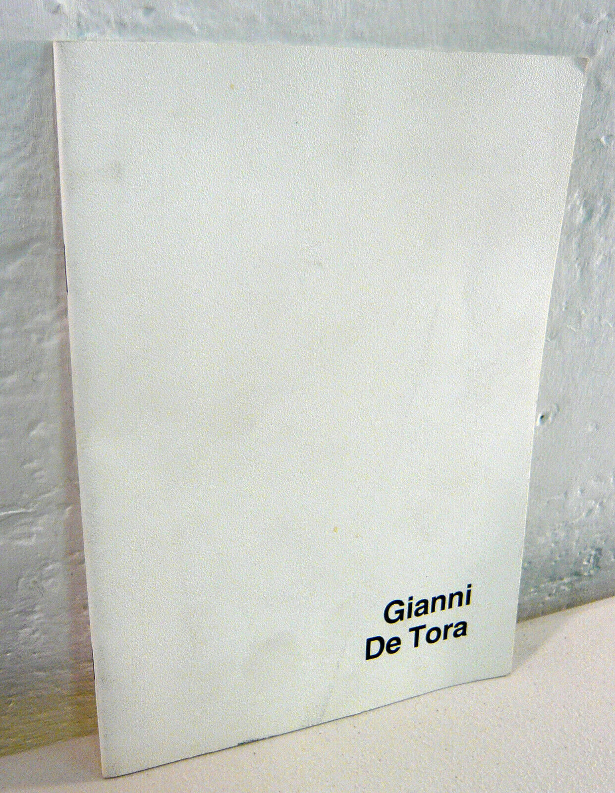 GIANNI DE TORA,TRA OPERA E AMBIENTE,1982[catalogo mostra arte contemporanea