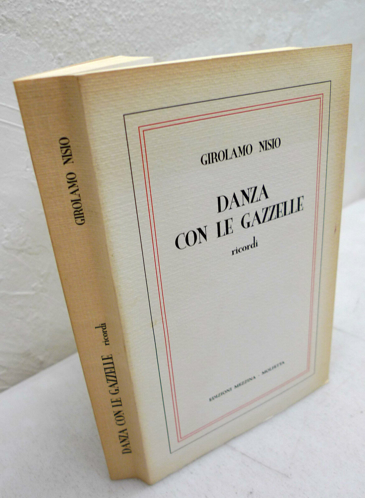 Girolamo Nisio,DANZA CON LE GAZZELLE.Ricordi,1996 Mezzina,Molfetta