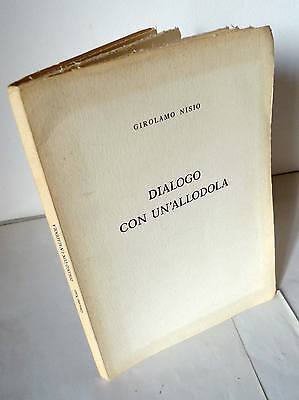 Girolamo Nisio,DIALOGO CON UN'ALLODOLA,Mezzina 1992,Molfetta[poesia