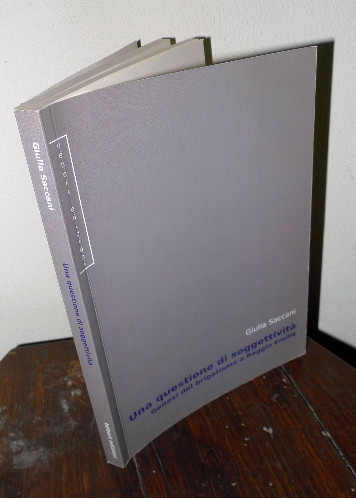 Giulia Saccani,GENESI DEL BRIGATISMO A REGGIO EMILIA,2012 Bébert[BRIGATE ROSSE