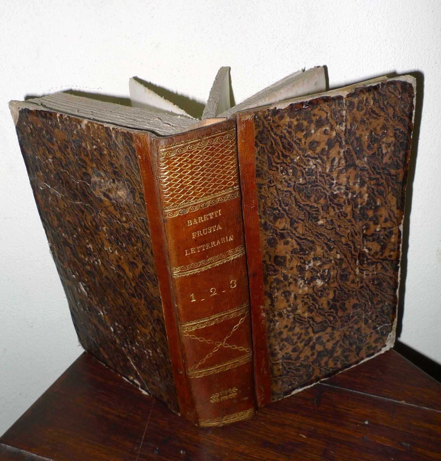 GIUSEPPE BARETTI,FRUSTA LETTERARIA DI ARISTARCO SCANNABUE,1839 Bologna[CRITICA