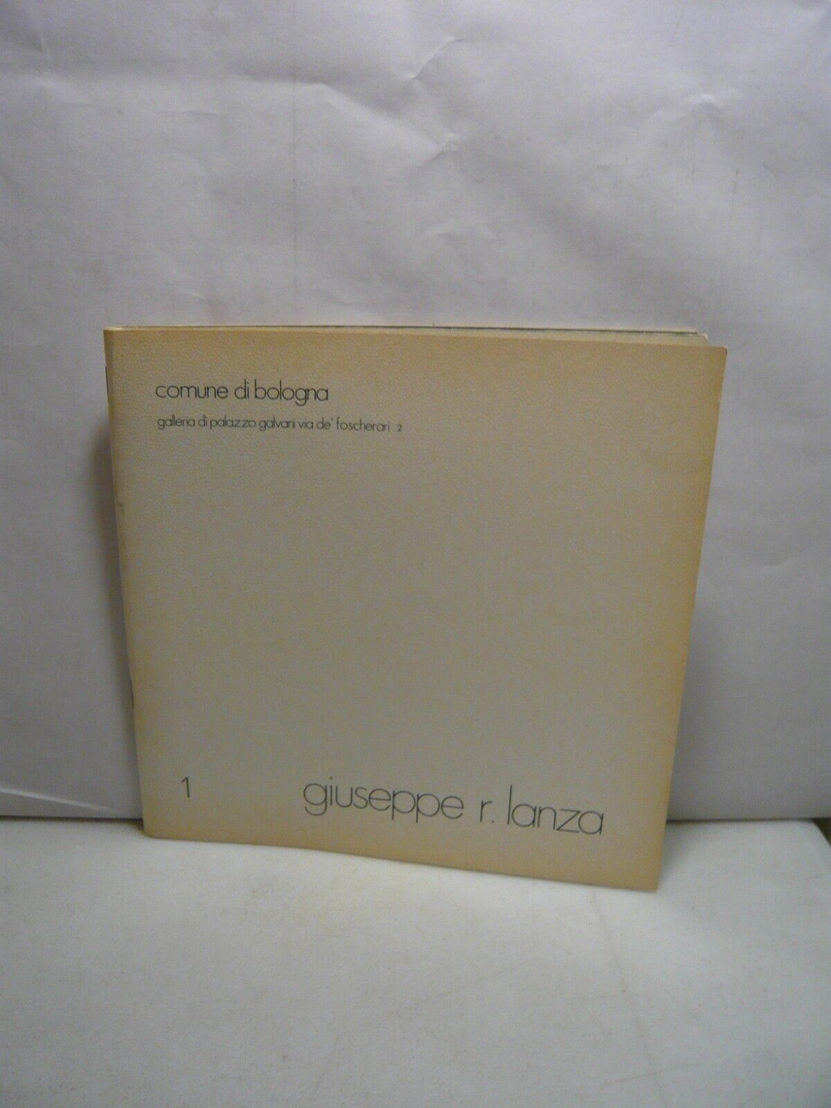 Giuseppe R. Lanza,LO SPAZIO IMMAGINARIO,1972[catalogo mostra,Pierre Restany