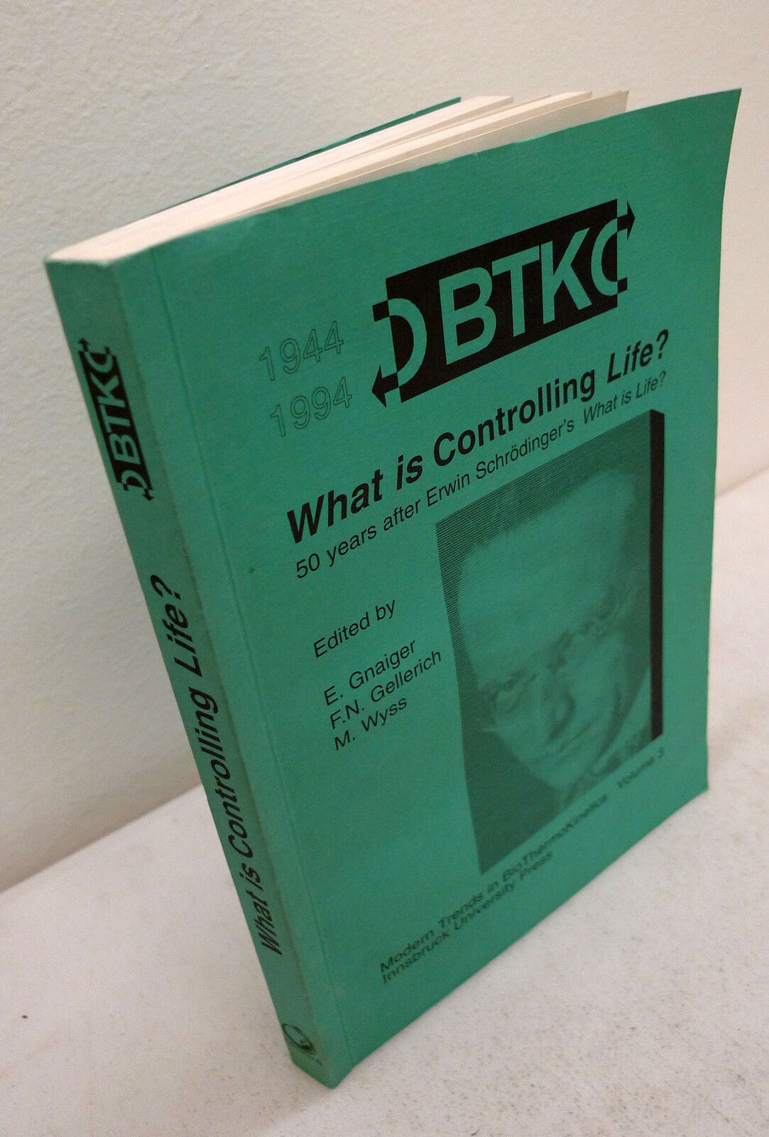 Gnaiger,WHAT IS CONTROLLING LIFE?50 years after Erwin Schrodinger,1994[biologia