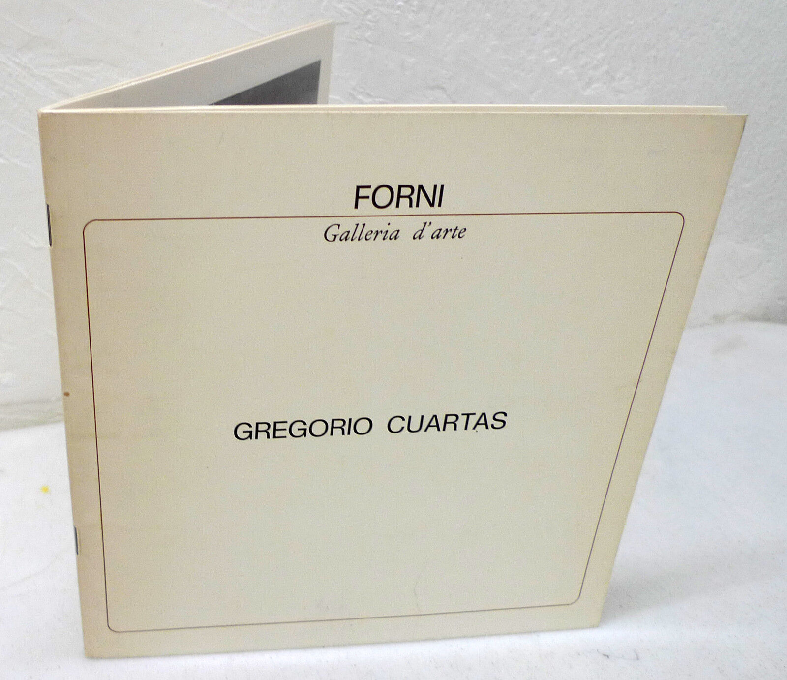 GREGORIO CUARTAS,1985 Galleria d'arte Forni[catalogo della mostra