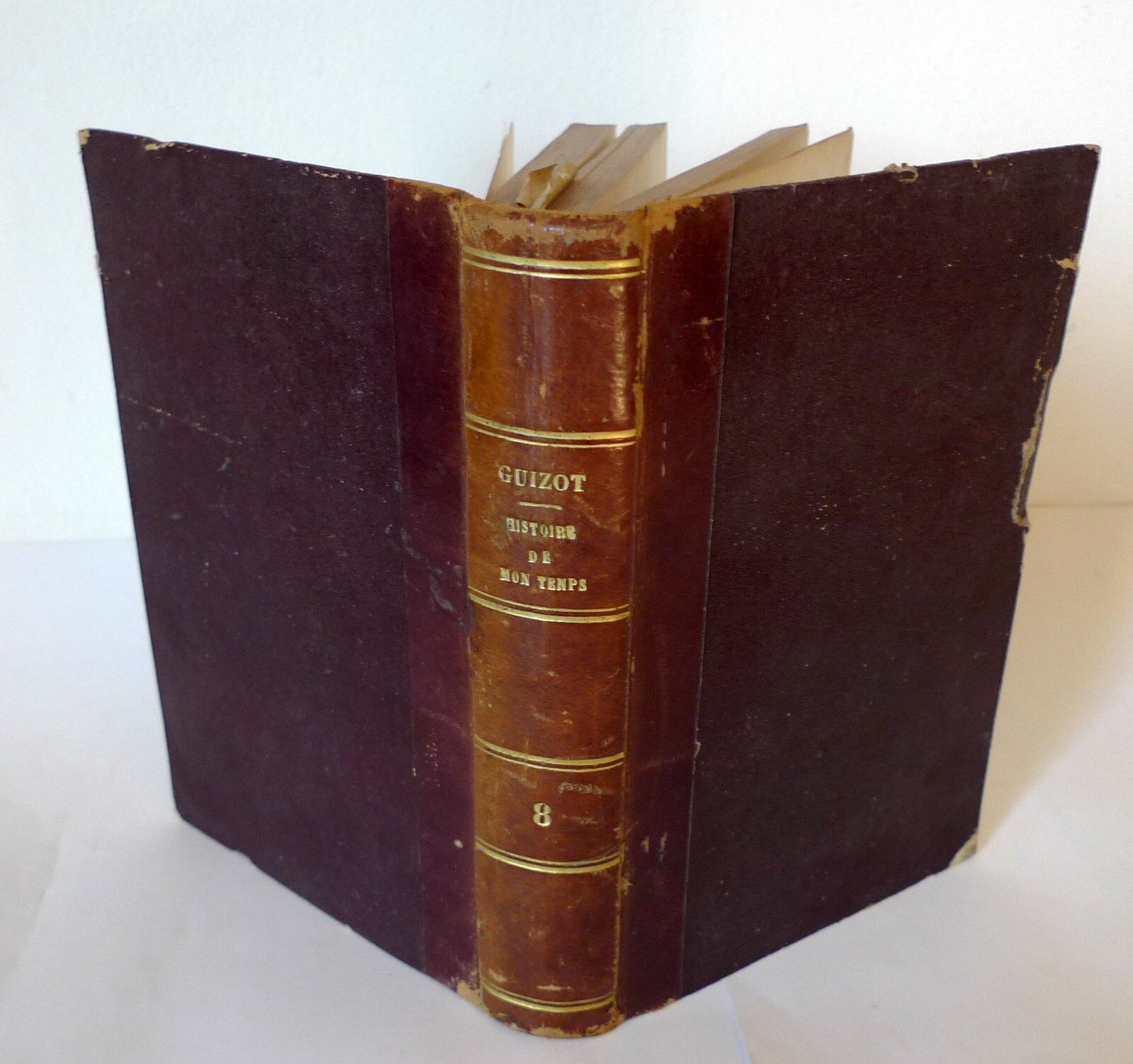 Guizot,MEMOIRES POUR SERVIR A L'HISTOIRE DE MON TEMPS vol.8,1867[storia Francia