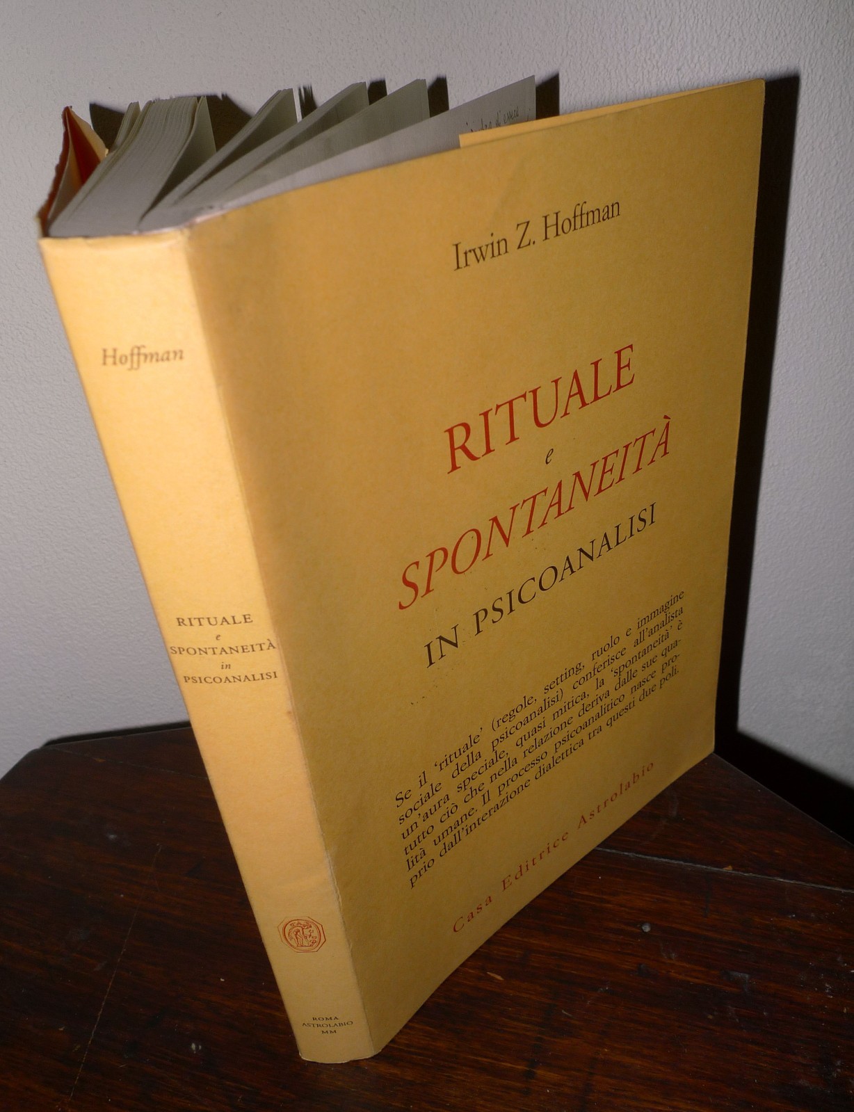 Hoffman,RITUALE E SPONTANEITÀ IN PSICOANALISI,2000 Astrolabio-Ubaldini