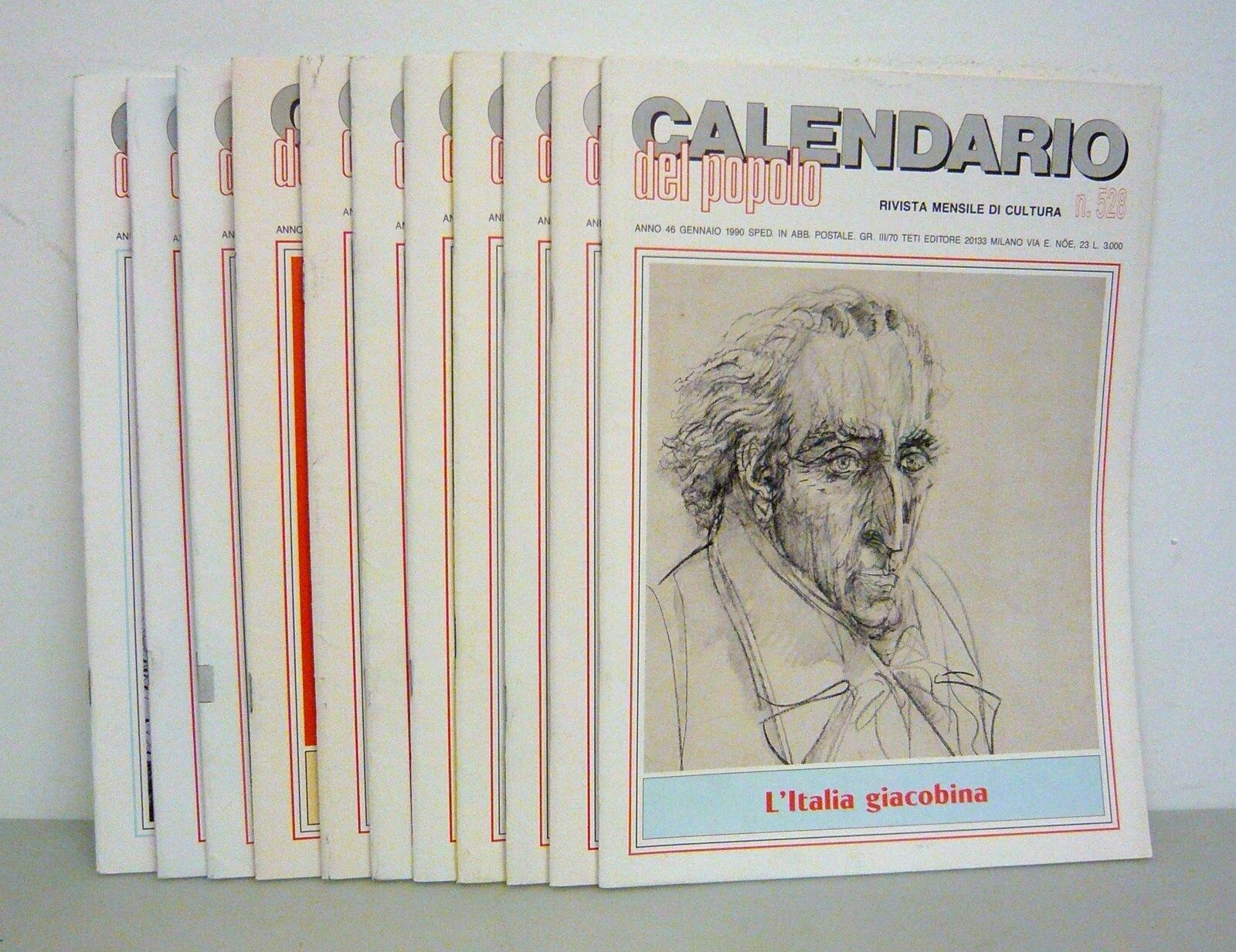 IL CALENDARIO DEL POPOLO.Rivista di cultura,1990 annata completa