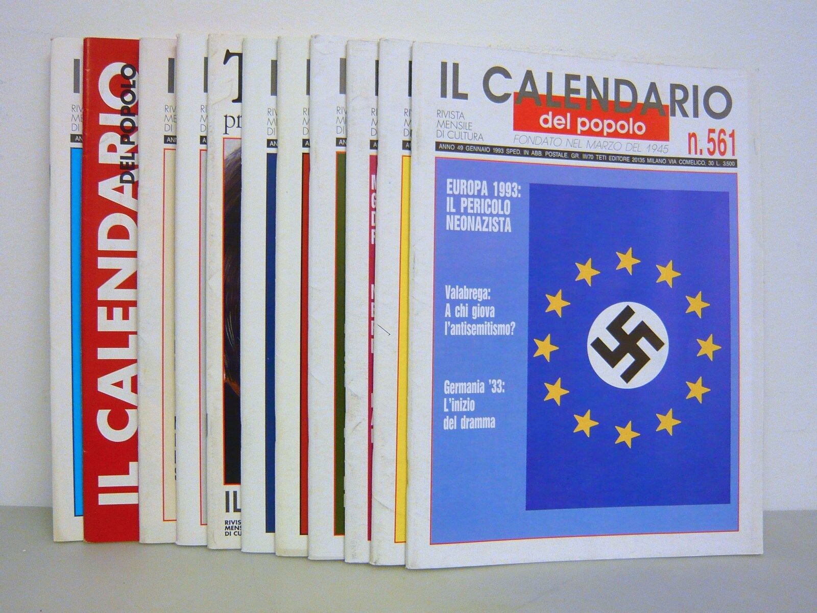 IL CALENDARIO DEL POPOLO.Rivista di cultura,1993 annata completa
