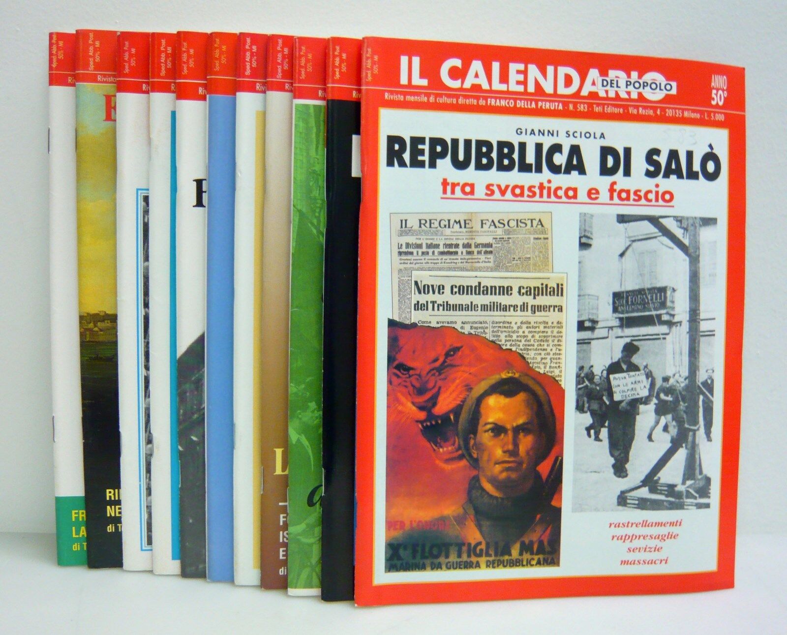 IL CALENDARIO DEL POPOLO.Rivista di cultura,1995 annata completa