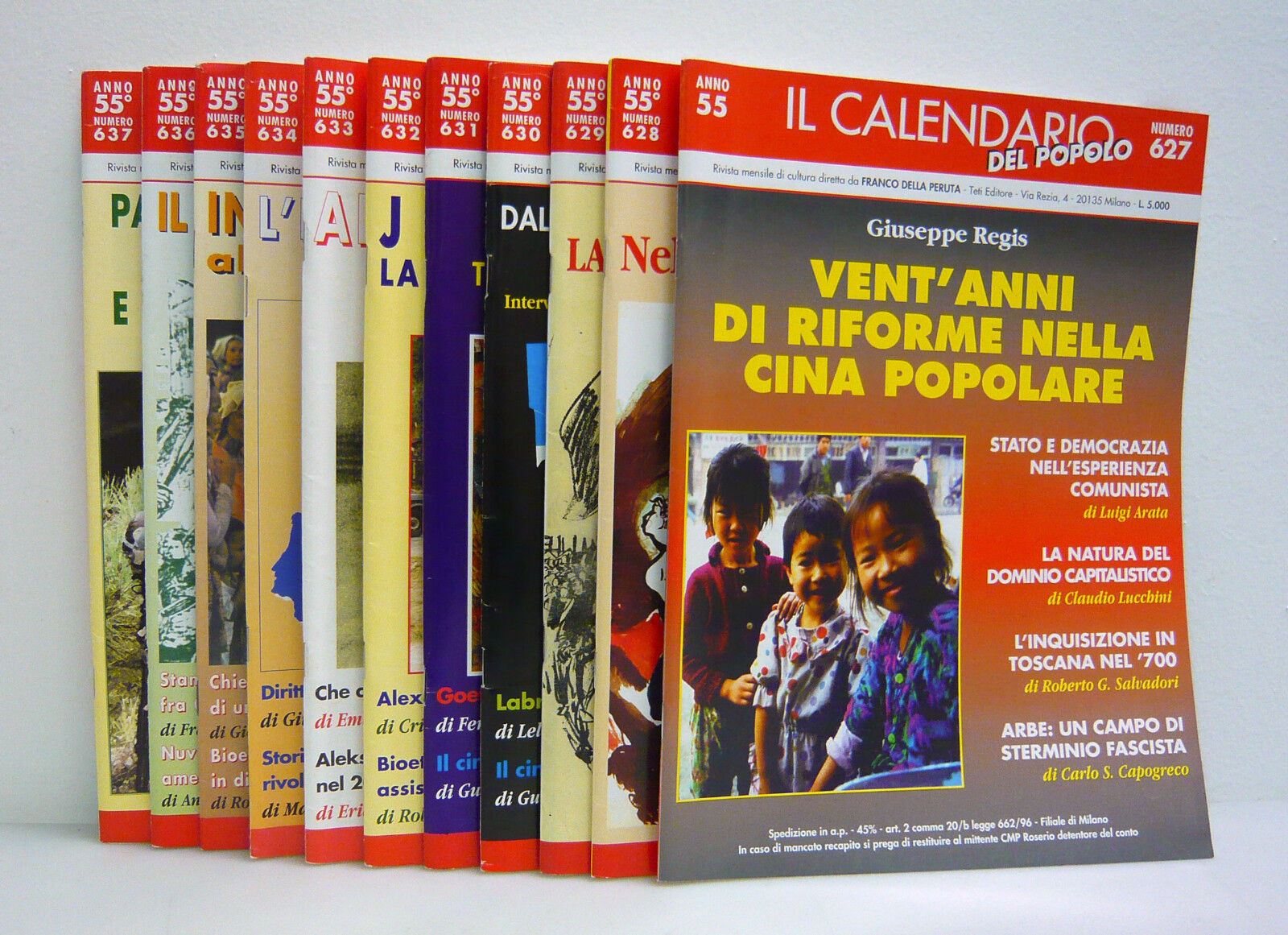 IL CALENDARIO DEL POPOLO.Rivista di cultura,1999 annata completa