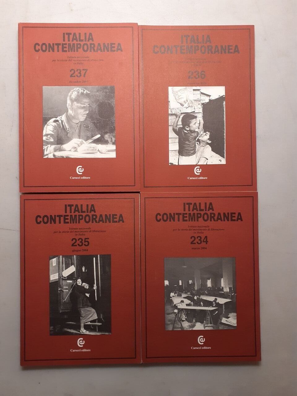 ITALIA CONTEMPORANEA 2004 completa,Carocci[movimento di liberazione in Italia