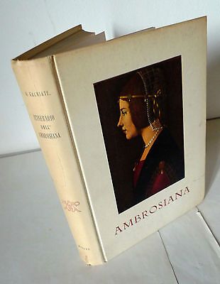ITINERARIO PER IL VISITATORE DELLA BIBLIOTECA AMBROSIANA,PINACOTECA,1951 Hoepli