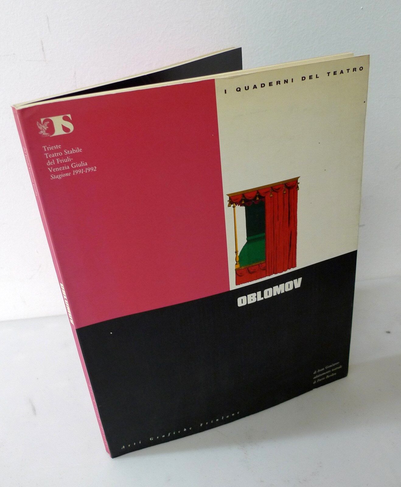 Ivan Goncarov,OBLOMOV,1992 Trieste-Teatro Stabile del Friuli-Venezia Giulia