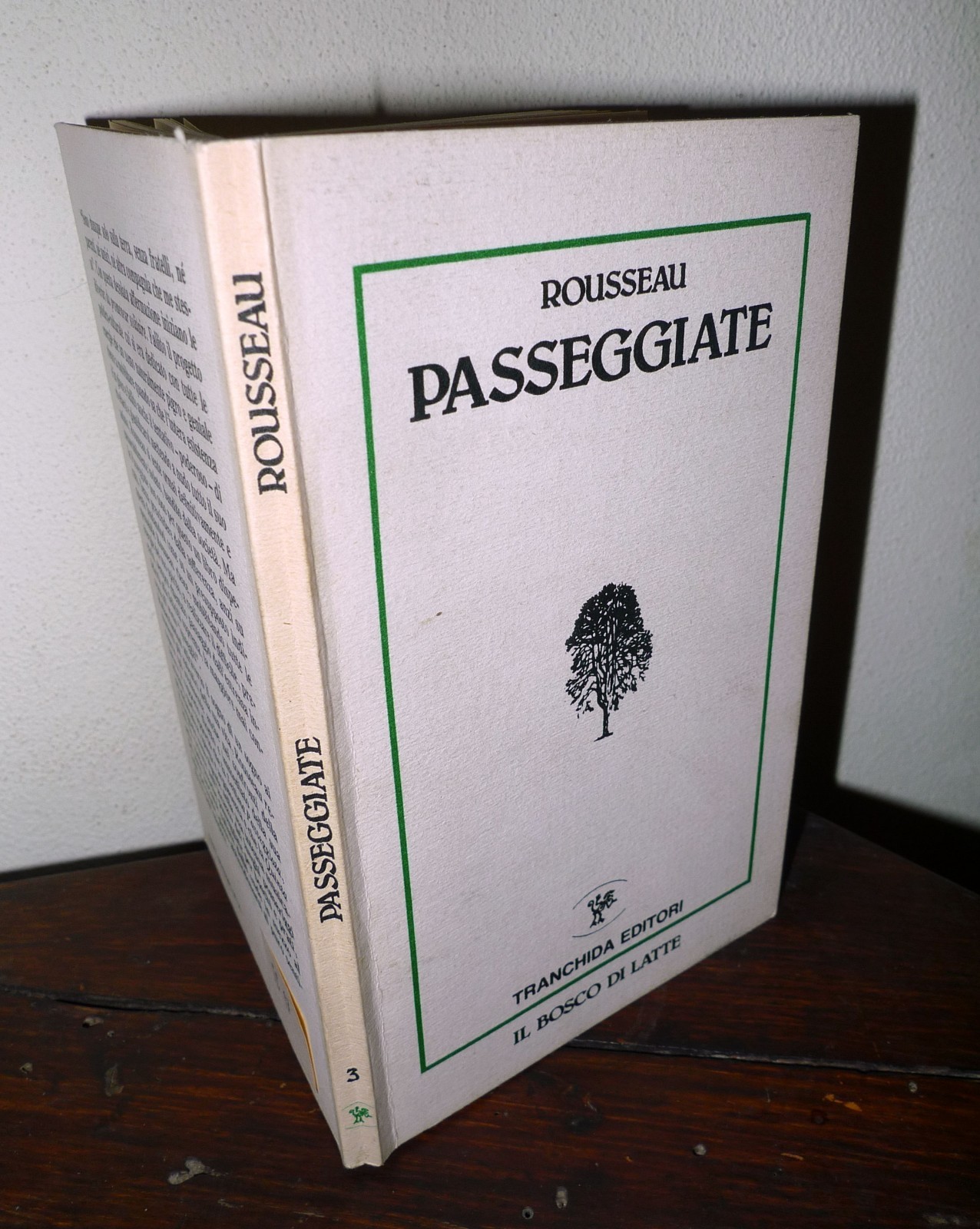 J.J. Rousseau,PASSEGGIATE,1986 Tranchida[FILOSOFIA