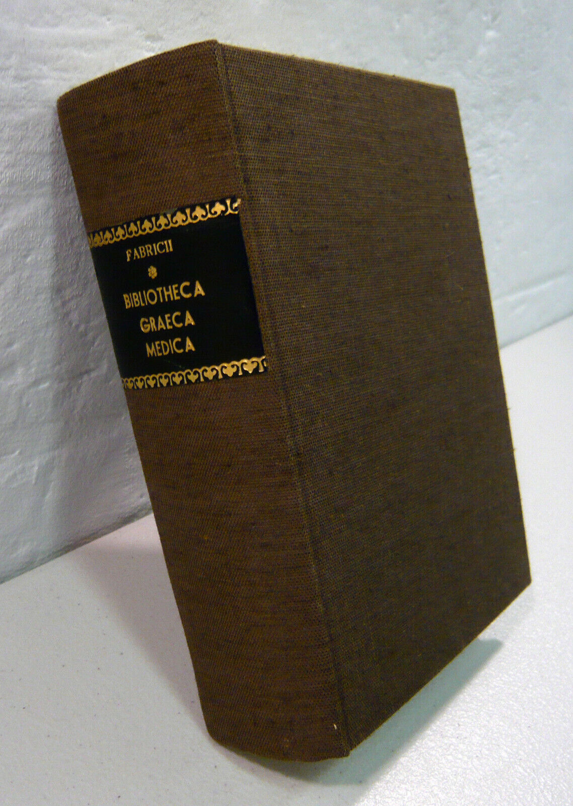 Johann Albert Fabricius,BIBLIOTHECA GRAECA MEDICA,1718[anastatica,medicina