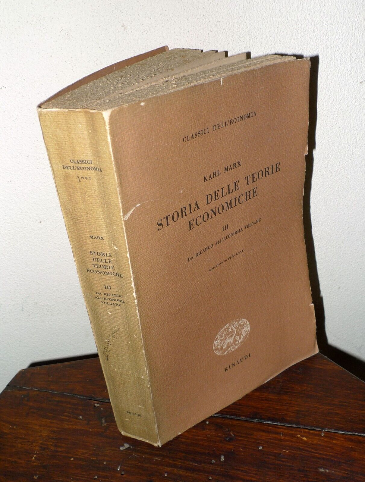 Karl Marx,STORIA DELLE TEORIE ECONOMICHE.III DA RICARDO ALL'ECONOMIA VOLGARE,'58