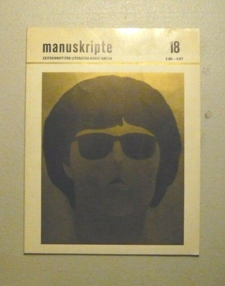 Kolleritsch,Waldorf,MANUSKRIPTE n 18,1967[rivista poesia, critica,letteratura