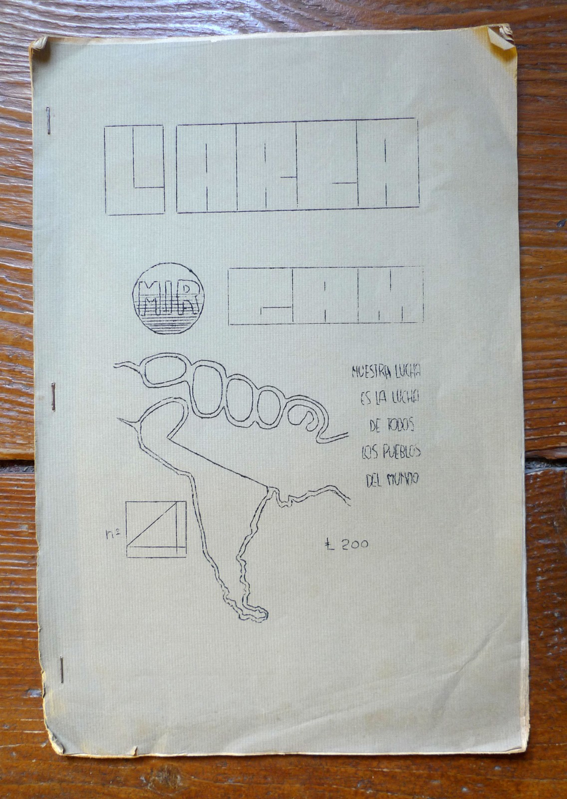 L'ARCA GAM n.4 1974(?)[fanzine,Monopoli,CONTROCULTURA,politica