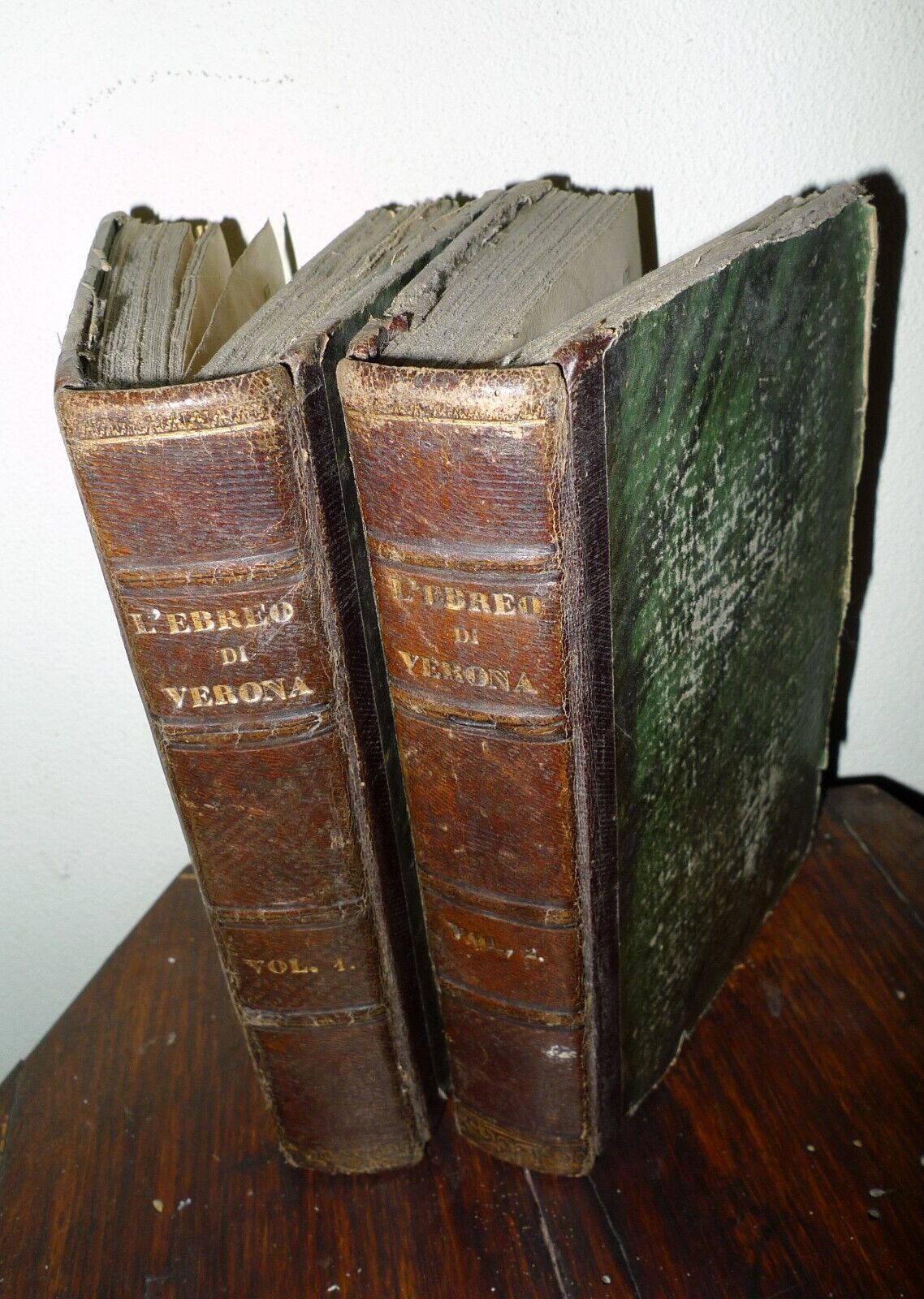 L'EBREO DI VERONA.RACCONTO STORICO DALL'ANNO 1846 AL 1849,Boniardi-Pogliani 1855