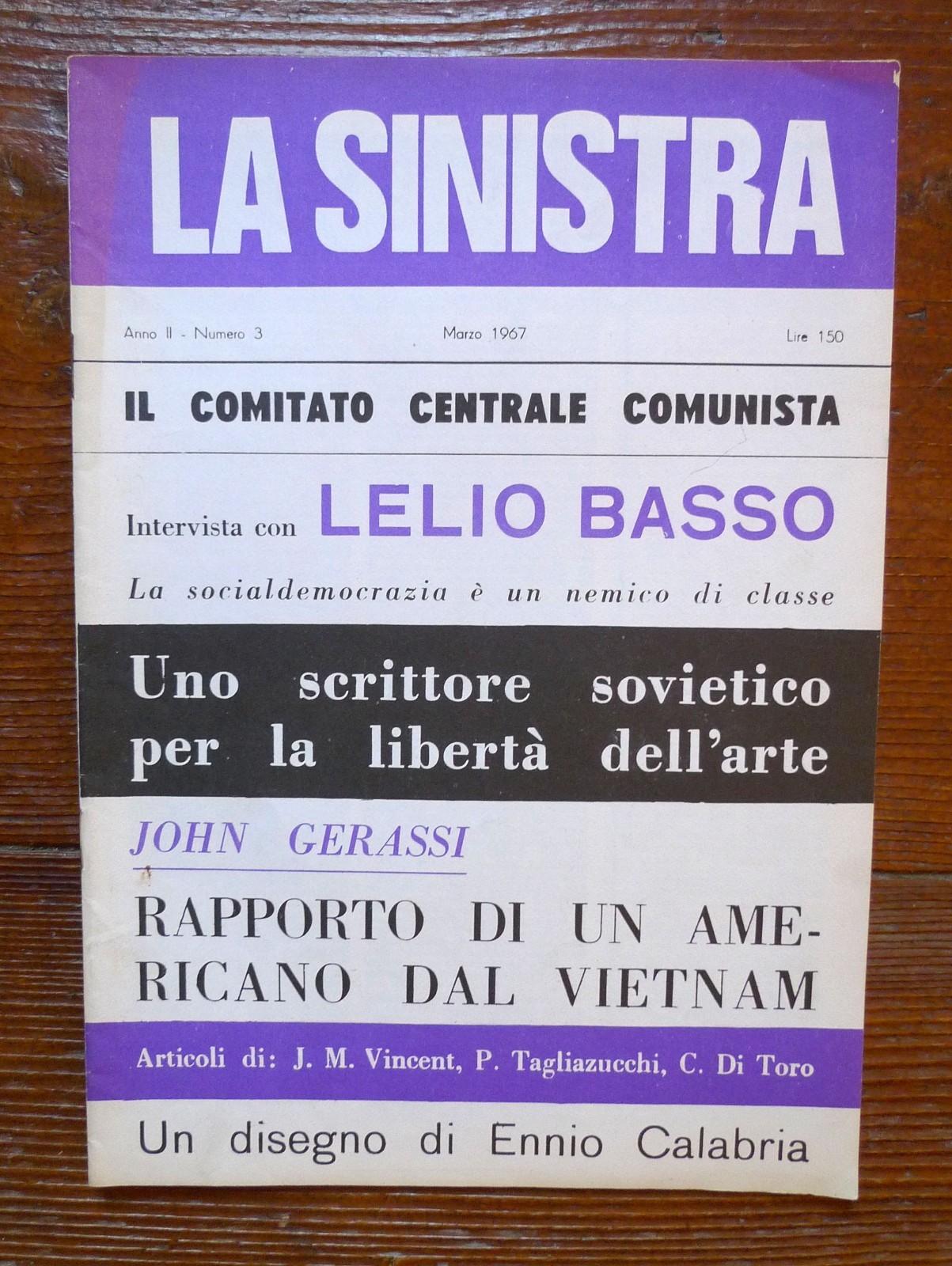 LA SINISTRA Ann.II n.3 Mar.1967,Samonà Savelli[Lucio Colletti,comunismo,rivista