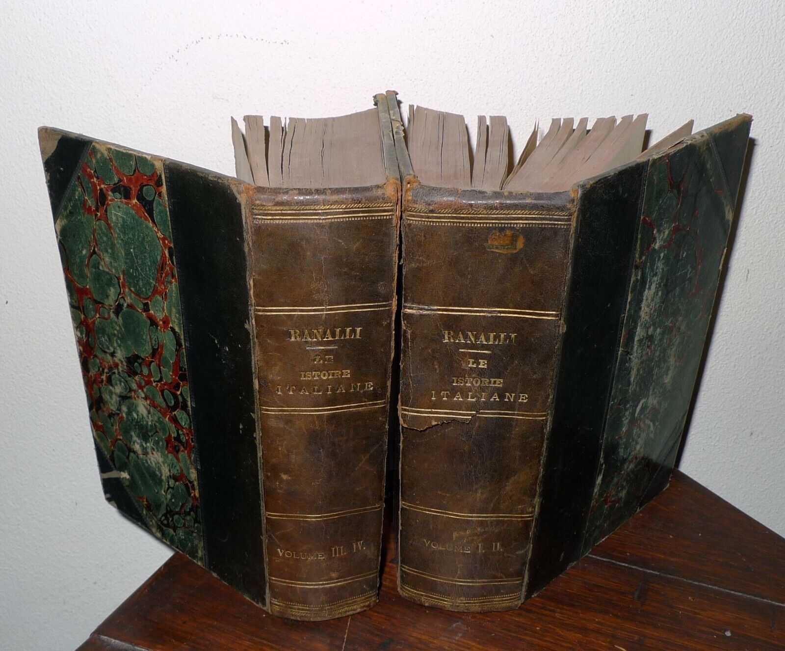 LE ISTORIE ITALIANE DI FERDINANDO RANALLI DAL 1846 AL 1853,Torelli …