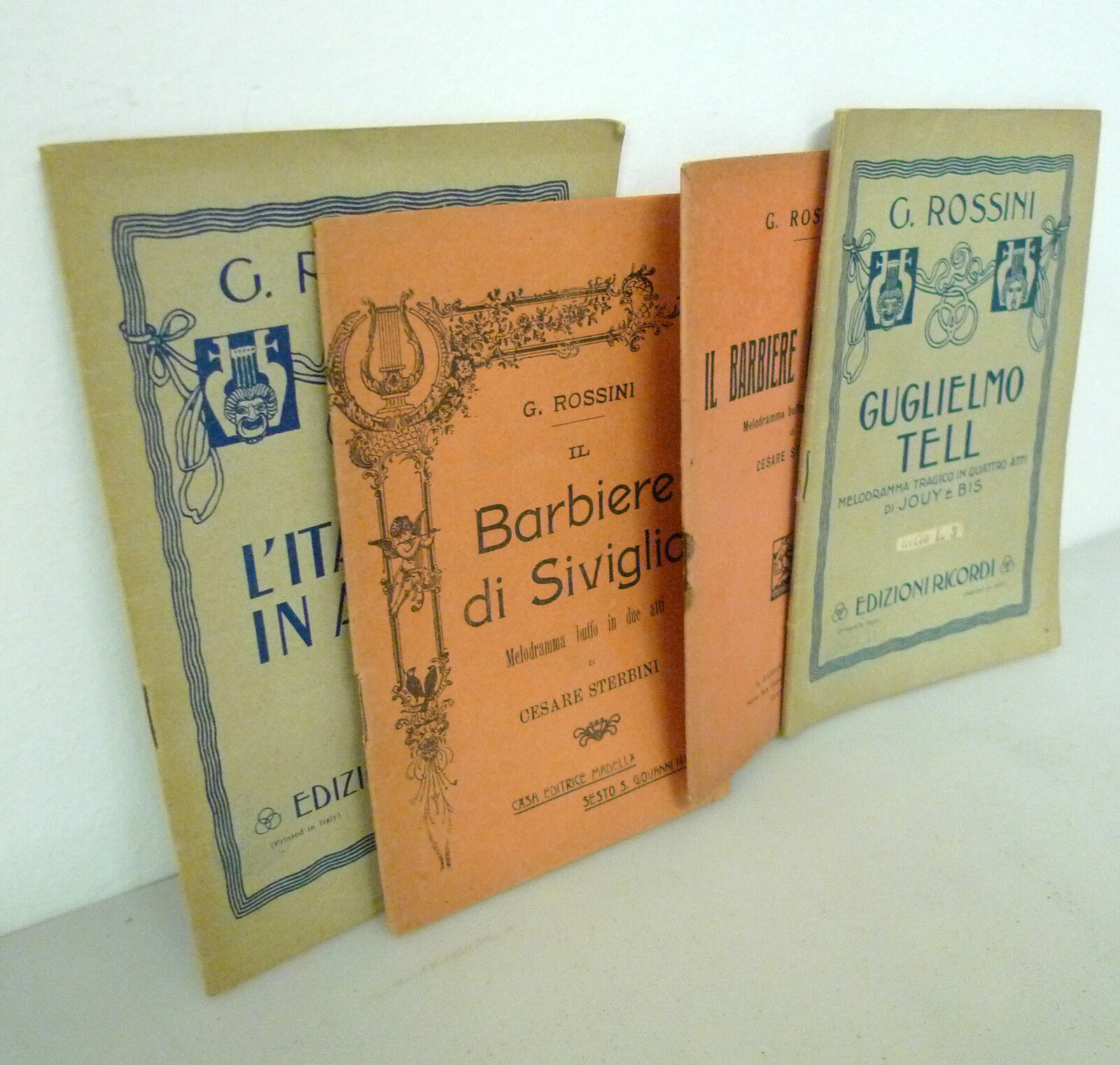 Libretti Rossini,GUGLIELMO TELL/BARBIERE DI SIVIGLIA/ITALIANA IN ALGERI[lirica