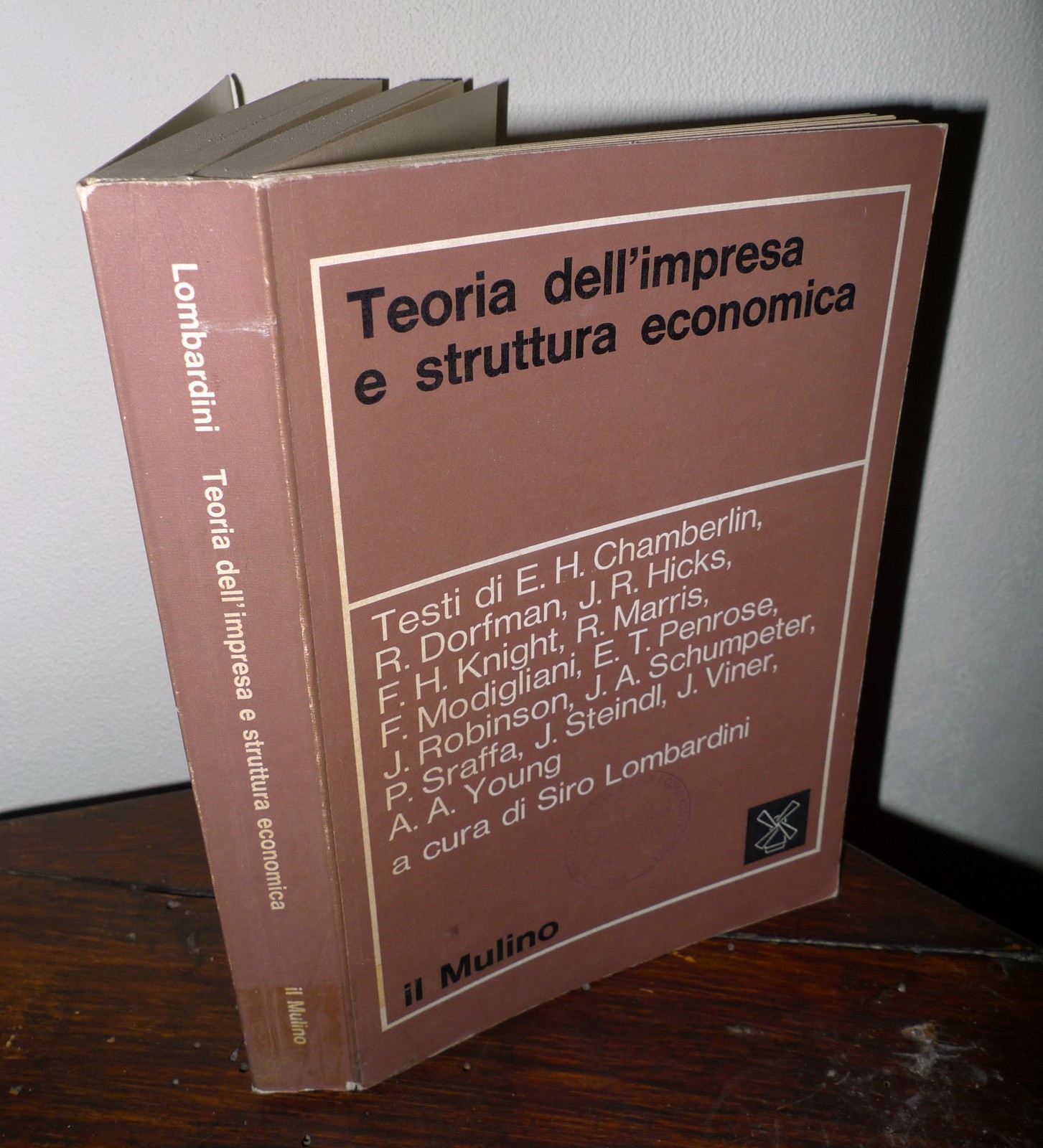 Lombardini,TEORIA DELL'IMPRESA E STRUTTURA ECONOMICA,1973 il Mulino[ECONOMIA